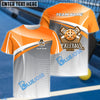 BlueJose Pickleball Orange Personalized Name, Team Name Unisex Shirt