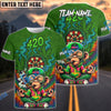 BlueJose Darts 420 Funny Monkey Champion Personalized Name Shirt