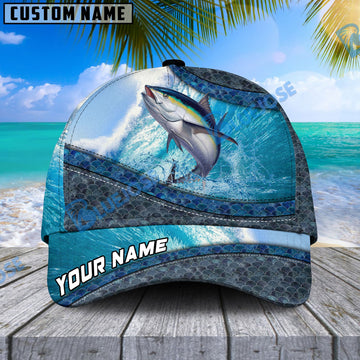 BlueJose Magic Tuna Fishing Personalized Cap