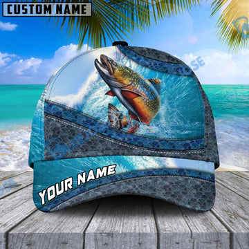 BlueJose Magic Trout Fishing Personalized Cap