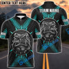 BlueJose Darts Bulldog Fierce Customized Name, Team Name 3D Shirt (4 Colors)