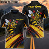 BlueJose Darts Bee Personalized Name, Team Name Shirt