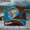 BlueJose Personalized Epic Shudore Fashion Fishing 3D Cap ( Large Mouth Bass, Walleye, Stripped Bass, Trout Fish, Catfish, Crappie, Salmon, Pike )