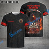 BlueJose Darts For Rooster's Reapers Personalized Name, Team Name 3D Shirt