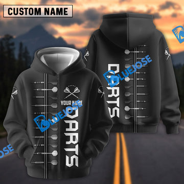 BlueJose Custom Name Darts Premium Hoodie