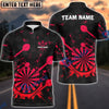 BlueJose Darts Arrow Rain Dartboard Design Personalized Name, Team Name Unisex Shirt (4 Colors)