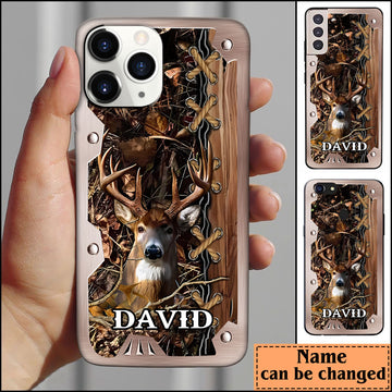 BlueJose Deer Hunting Lover Personalized Name Phone Case