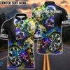 BlueJose Darts Skull Graffiti Colorful Paint Multicolor Options Personalized Name Shirt (4 Colors)