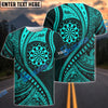 BlueJose Darts Polynesian Personalized Name Shirt (4 Colors)