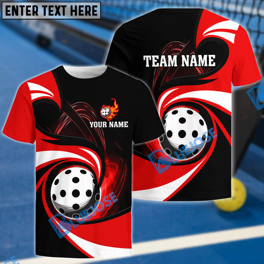 BlueJose Pickleball Stormeye Personalized Name, Team Name Unisex Shirt (4 Colors)