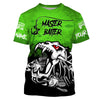 BlueJose Master Baiter Green Custom Name 3D Shirts