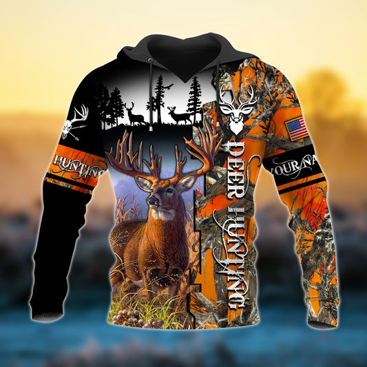 BlueJose New Deer Hunting 3D Hoodie (3 Colors)