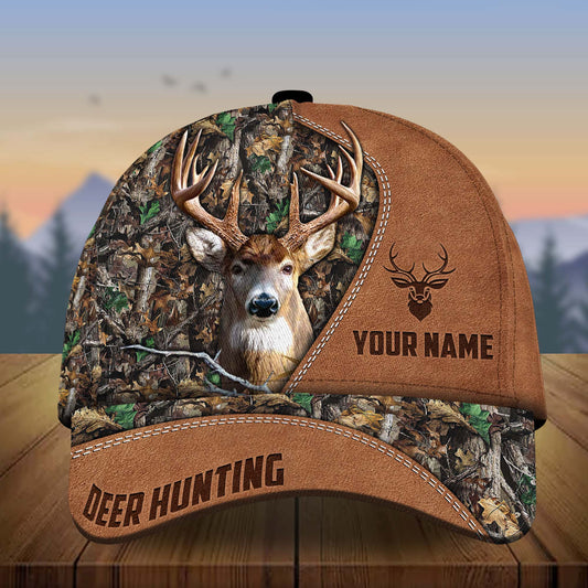 BlueJose Deer Hunting Multicolor Personalized Cap