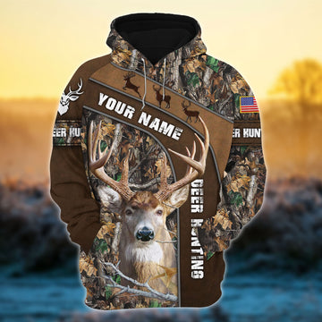 BlueJose The Best Deer Hunting 3D Hoodie (3 Colors)