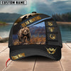 BlueJose Bear Hunting Sport Pattern Personalized Cap ( 2 Colors )