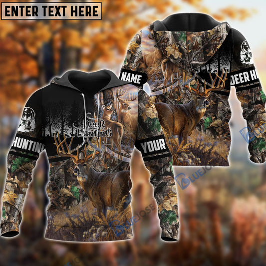 BlueJose Personalized Deer Hunting Brown Premium 3D Hoodie For Hunting Lover Hunter