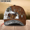 BlueJose Bow Hunter Skull Epic Deer Hunting Art Leather Pattern Multicolor Personalized Cap