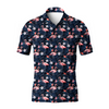 BlueJose Flowered Flamingo Shirt