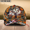 BlueJose Colorful God America Hunting Deer Multicolor Personalized Cap