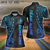 BlueJoses Bowling And Pins Maori Customized Name 3D Shirt for Women