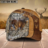 BlueJose Cross America Hunting Deer Leather Pattern Multicolor Personalized Cap