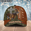 BlueJose Hunting Deer Under God Personalized Name Cap