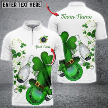 BlueJose Bowling 4 Leaf Clover Personalized Shirt