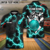 BlueJose Bowling And Pins The Power Of The God Of Thunder Customized Name 3D Shirt (4 Colors)