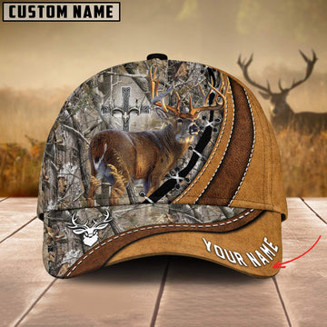 BlueJose Cross America Hunting Deer Multicolor Personalized Cap