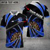 BlueJose Darts Tornado Light Color Personalized Name, Team Name 3D Shirt (4 Colors)