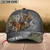 BlueJose Deer Hunting Metal Under God Personalized Cap (9 Colors)