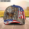 BlueJose Deer Hunting American Under God Personalized Cap (9 Colors)