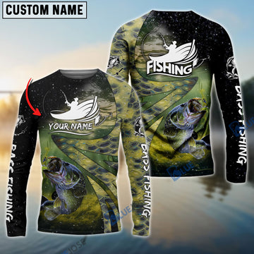 BlueJose Fishing Bass Skin Customize Name 3D Shirts