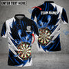 BlueJose Fire Thunderstorm  Darts Personalized Name, Team Name 3D Shirt (6 Colors)