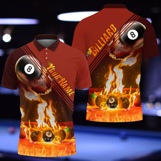 BlueJose Billiards Legend Personalized Name 3D Shirt