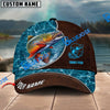 BlueJose Personalized Epic Shudore Fashion Fishing 3D Cap ( Large Mouth Bass, Walleye, Stripped Bass, Trout Fish, Catfish, Crappie, Salmon, Pike )