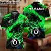 BlueJose Billiards Ball 8 Ink Fire Dragon Personalized Name, Team Name Unisex Shirt ( 6 Colors )