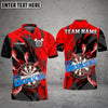 BlueJose Darts Water & Fire Personalized Name, Team Name 3D Shirt ( 6 Colors)