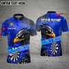 BlueJose Darts Classic Eagle Personalized Name, Team Name 3D Shirt ( 5 Colors)