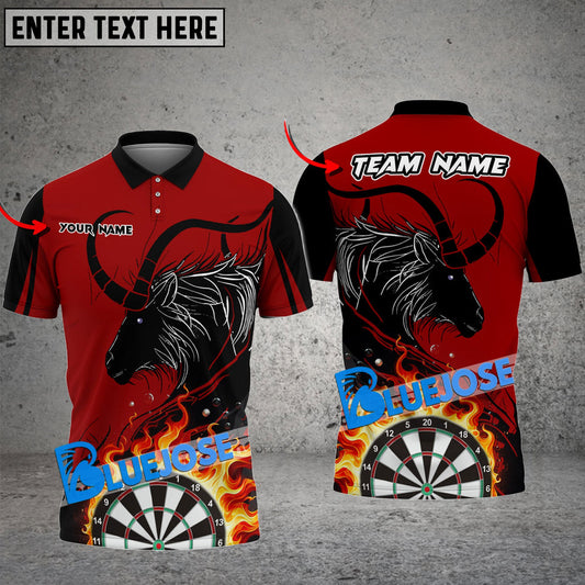 BlueJose Darts Horse Of The Gods Personalized Name, Team Name 3D Shirt ( 6 Colors)