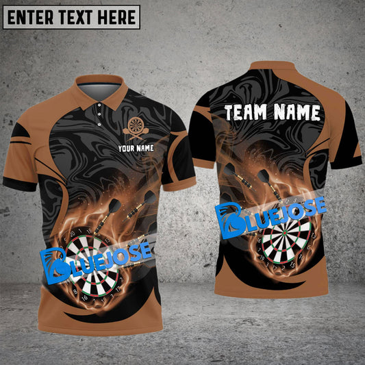 BlueJose Darts Dark Fire Personalized Name, Team Name Shirt ( 5 Colors)