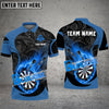 BlueJose Darts Dark Fire Personalized Name, Team Name 3D Shirt ( 5 Colors)