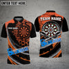 BlueJose Darts Black Flames Of Hell Personalized Name, Team Name 3D Shirt ( 6 Colors)