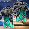 BlueJoses Bowling And Pins Flame Claws Customized Name 3D Shirt ( 6 Colors)