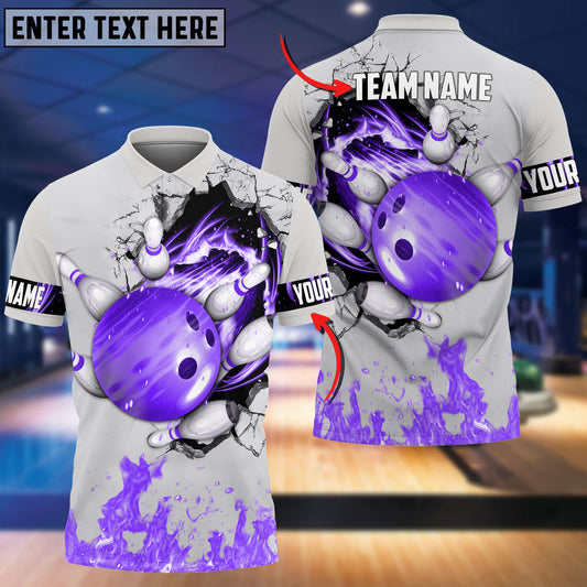 Bowling Shirts - Jerseys - Designs By Colors - Purple - I Am Bowling