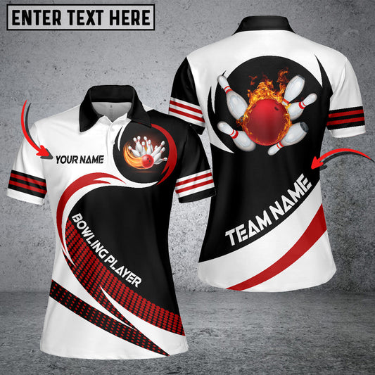 BlueJose Bowling All Style Customized Name 3D Shirt For Women