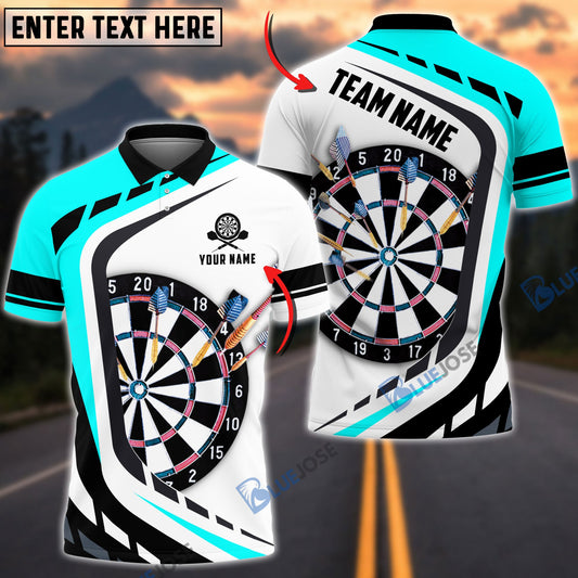 BlueJose Dart Board Personalized Name, Team Name 3D Shirt (4 Colors)