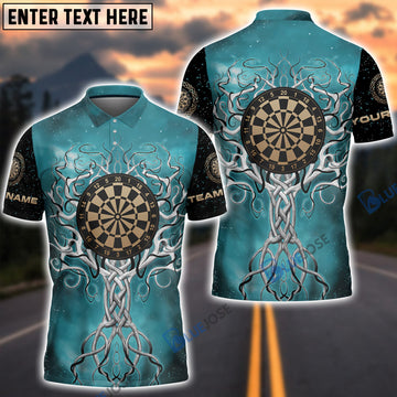 BlueJose Norse Tree Of Life Custom Darts Shirts