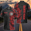 BlueJose Tribal Tattoo Red Black Custom Darts Shirts