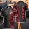 BlueJose Tribal Tattoo Red Black Custom Darts Shirts